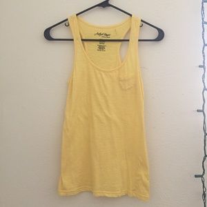 Yellow Basic Tank Top